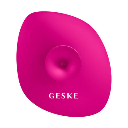 Facial Cleaning Brush 4in1 with Handle Geske with APP(magenta)_2