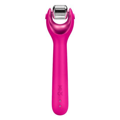 Micro Needle Face Roller 9in1 Geske with APP (magenta)_2