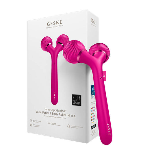 Sonic Facial & Body Roller 4in1 Geske with APP (magenta)_0