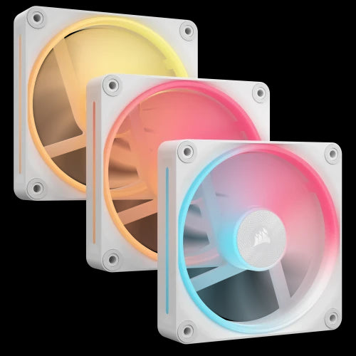 Corsair iCUE LINK LX120-R RGB Carcasa del ordenador Ventilador 12 cm Blanco 3 pieza(s)_0
