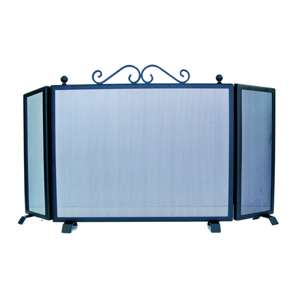 ProteÃ§Ã£o dobrÃ¡vel de aÃ§o para lareira, 110 x 60 cm_0