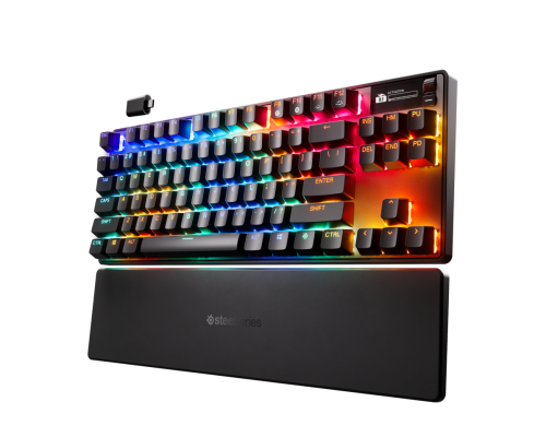 Steelseries APEX PRO TKL WIRELESS GEN 3 teclado Juego USB + RF Wireless + Bluetooth InglÃ©s de EE. UU. Negro_0