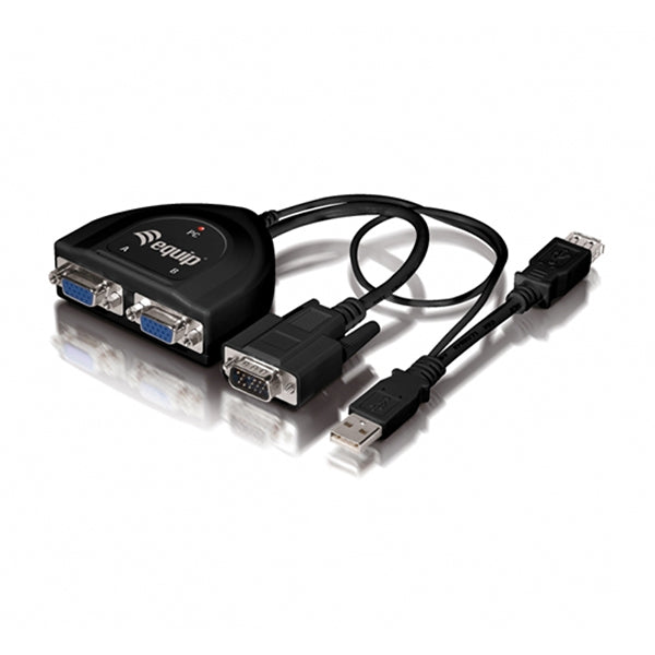 "EQUIP Cabo VGA Video-Splitter 1xIN 2xOUTPUT 450MHz"_0
