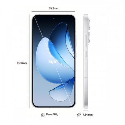 OPPO RENO13 5G/MTK DIMENSITY 8350 /256GB/12GB/6,6"/50MP/5.600MAH/80W WHITE_2