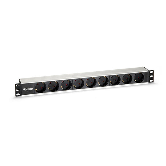 EQUIP Régua 19" 8 Tomadas Schuko/Cabo 1.8m/Sem Interruptor_0