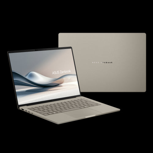 ASUS Zenbook A14 OLED UX3407QA-QD283W Copilot+ PC - Ordenador PortÃ¡til 14" WUXGA (Qualcomm Snapdragon X (X1-26-100), 32GB RAM, 1TB SSD, Adreno GPU, Windows 11 Home) Beige Zabriskie - Teclado QWERTY espaÃ±ol_11