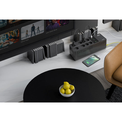 UPS APC / Preto / 500VA / 8 Tomadas Schuko / PROMO_12