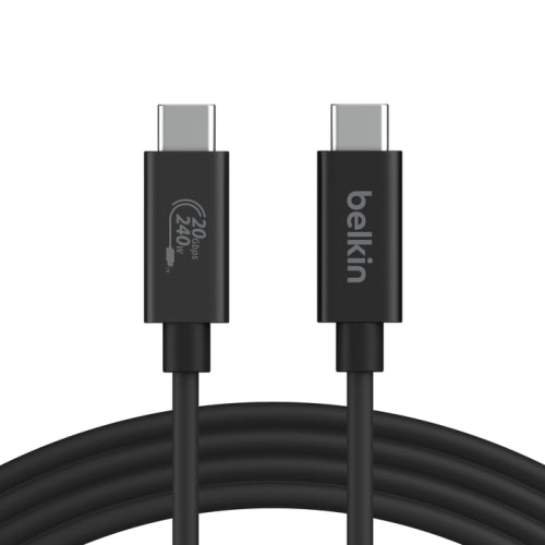 Cabo USB4 Belkin / USB-C/USB-C 2m 240W 20Gbit/s / Preto / INZ004BT2MBK_0