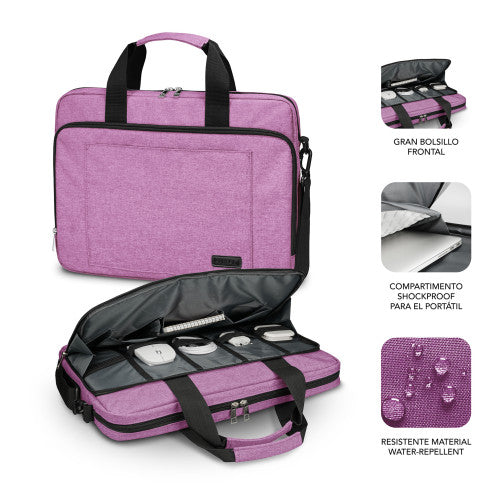 Mochila Subblim Air Padding Laptop Bag para Portátiles hasta 15.6"/ Rosa_3