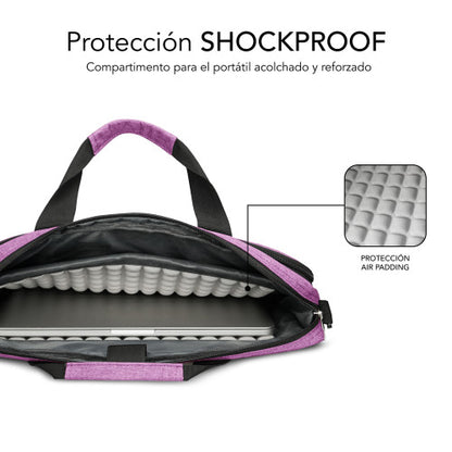Mochila Subblim Air Padding Laptop Bag para Portátiles hasta 15.6"/ Rosa_4