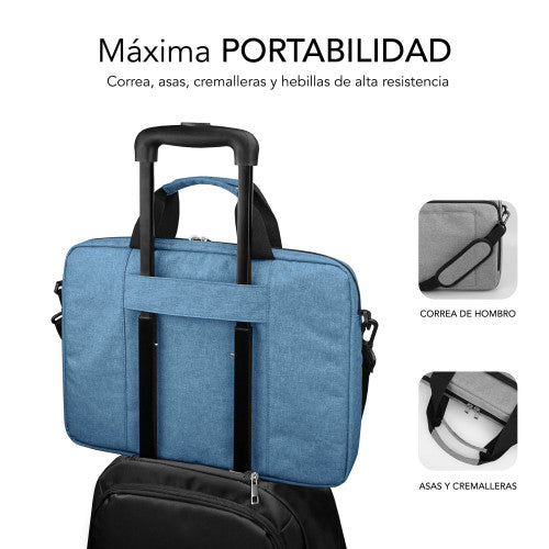 Mochila Subblim Air Padding Laptop Bag para Portátiles hasta 15.6"/ Azul_5