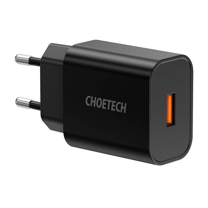 Wall Charger Choetech 18W USB-A (black)_1
