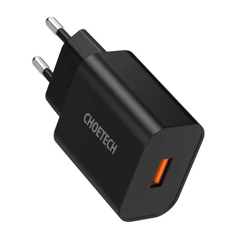 Wall Charger Choetech 18W USB-A (black)_2