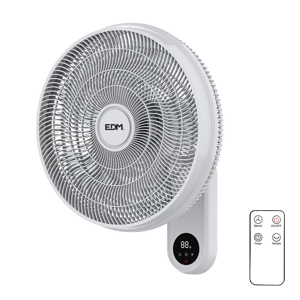 Ventoinha de parede 55w 40cm com comando edm_0