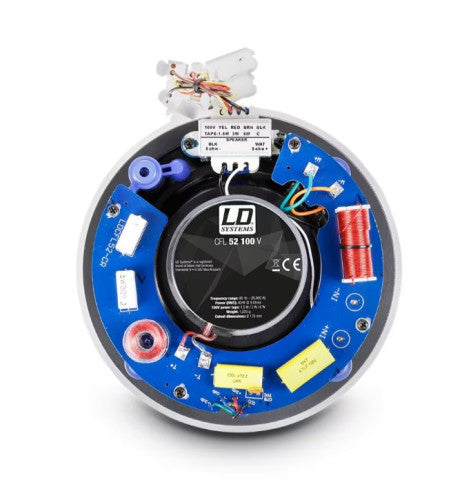 LD SYSTEMS INTEGRATION SERIE CONTRACTOR (LDCFL52100V) 5.25" FRAMELESS 2-WAY IN-WALL SPEAKER100 V WARRANTY 2 YEARS (PU6)_1
