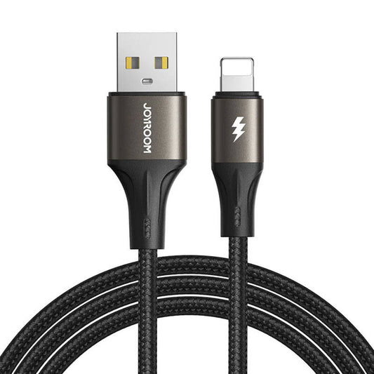 Cable USB to Lightning Joyroom SA25-AL3 / 3A / 1.2m (black)_0