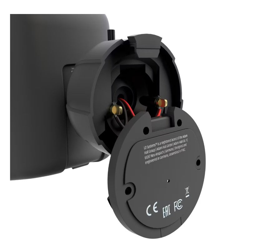 LD SYSTEMS INTEGRATION SERIE DQOR (LDDQOR3TB) 3" TWO-WAY PASSIVE INDOOR/OUTDOOR INSTALLATION LOUDSPEAKER 16 OHM, 70/100 V, BLACK (PAIR) WARRANTY 5 YEARS (PU3)_3