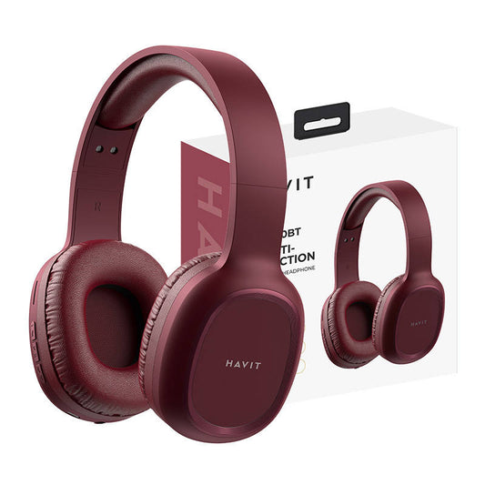 Havit H2590BT PRO Wireless Bluetooth headphones (red)_0