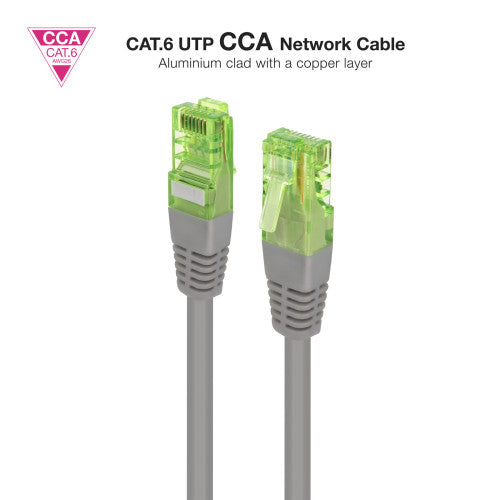 Cable de Red RJ45 UTP Nanocable 10.20.1400-L30 Cat.6/ 30cm/ Gris_2