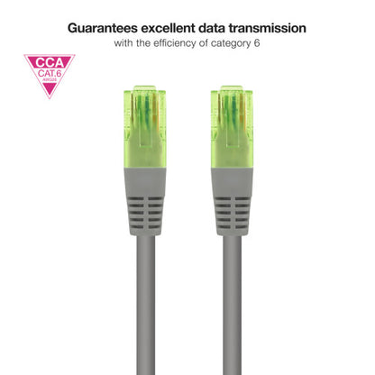 Cable de Red RJ45 UTP Nanocable 10.20.1400-L30 Cat.6/ 30cm/ Gris_3