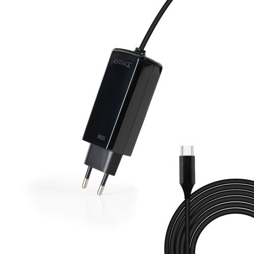 Cargador de Portátil GaN TooQ TQLC-USBCGAN100PD-C USB Tipo-C/ 100W/ Automático/ Voltaje 5-20V_0