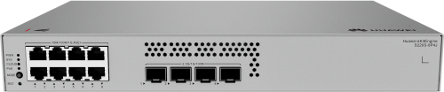 HUAWEI DATA COMMUNICATION,S220S 8P4J,S220S 8P4J,S220S 8P4J 8 10 100 1000BASE T PORTS 128 W POE , 4 2.5GE SFP PORTS, BUILT IN AC POWER, FANLESS_1