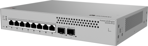 HUAWEI DATA COMMUNICATION,S220S 8T2J,S220S 8T2J,S220S 8T2J 8 10 100 1000BASE T PORTS, 2 2.5GE SFP PORTS, BUILT IN AC POWER, FANLESS_0