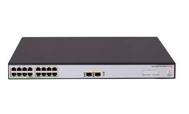 H3C LS-1600V2-18P-HPWR-GL switch Gestionado Gigabit Ethernet (10/100/1000) EnergÃ­a sobre Ethernet (PoE) Gris, Negro_0