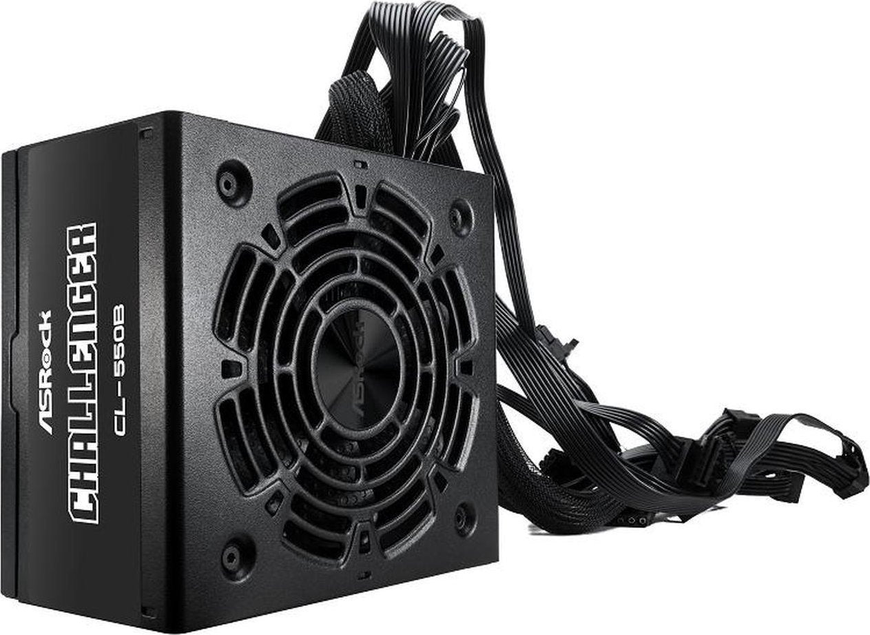FUENTE ALIMENTACION ASROCK CL-550B,PSU,550W,80 PLUS BRONZE,120MM,ACTIVE PFC,PCI-E (6+2 pin)x4,SATA (5 pin)x4_2
