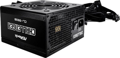 FUENTE ALIMENTACION ASROCK CL-550B,PSU,550W,80 PLUS BRONZE,120MM,ACTIVE PFC,PCI-E (6+2 pin)x4,SATA (5 pin)x4_4