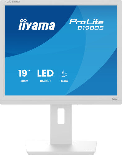 iiyama ProLite B1980S-W1 pantalla para PC 48,3 cm (19") 1280 x 1024 Pixeles SVGA LED Blanco_0