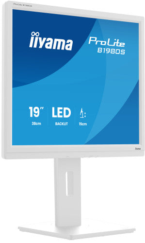 iiyama ProLite B1980S-W1 pantalla para PC 48,3 cm (19") 1280 x 1024 Pixeles SVGA LED Blanco_1