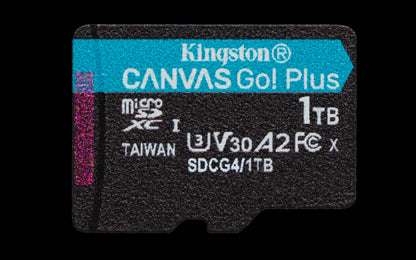 Kingston Technology Tarjeta microSDXC Canvas Go Plus Gen4 de 1 TB, 200 MB/s, A2 U3 V30 y adaptador_2