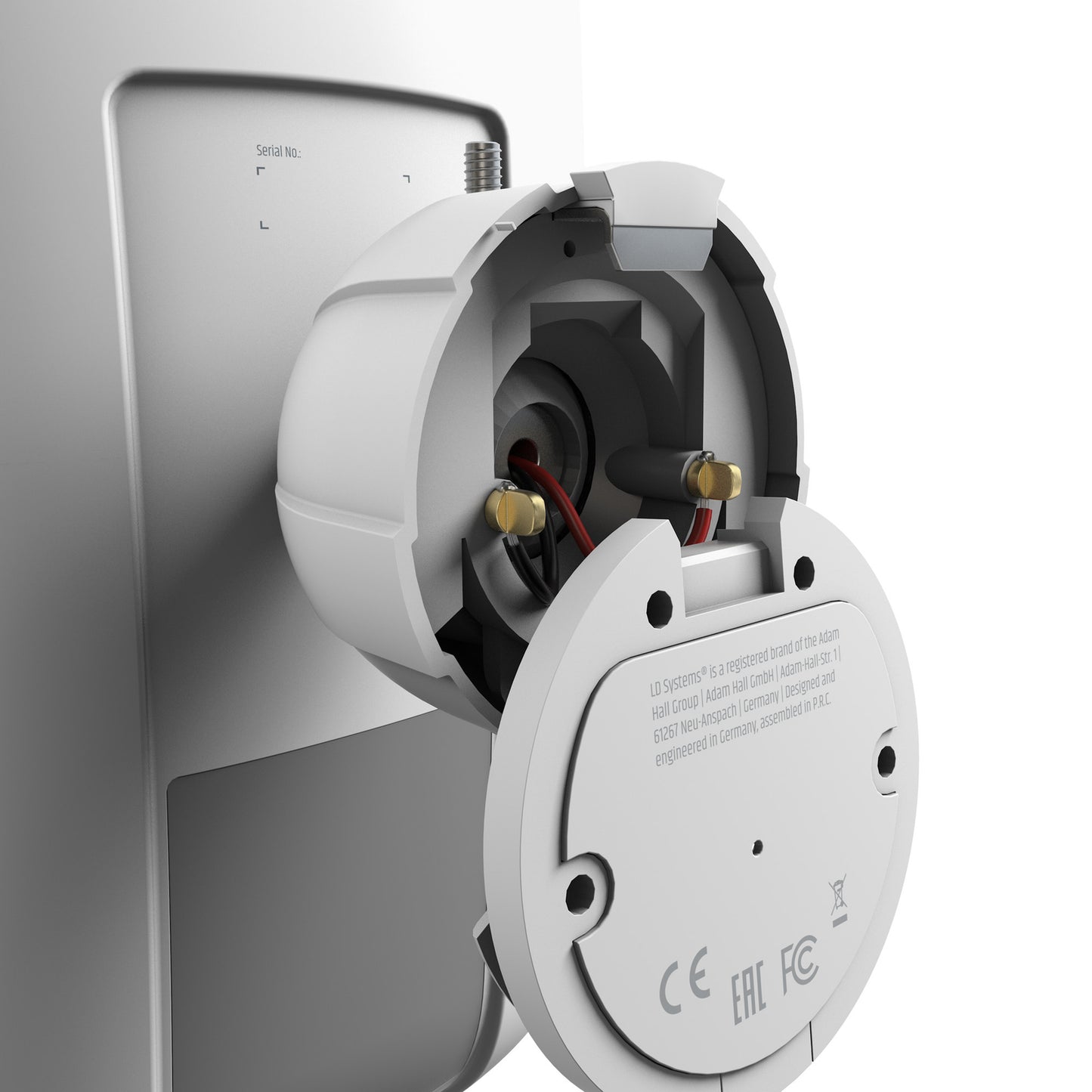 LD SYSTEMS INTEGRATION SERIE DQOR (LDDQOR8TW) 8" TWO-WAY PASSIVE INDOOR/OUTDOOR INSTALLATION LOUDSPEAKER 16 OHM, 70/100 V, WHITE WARRANTY 5 YEARS (PU2)_3