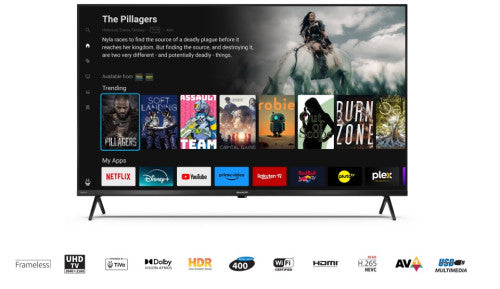 TELEVISOR SHARP 43"43GK4245E TIVO TV, 4K ULTRA HD, SMART TV, ACTIVE MOTION 400, NEGRO_0