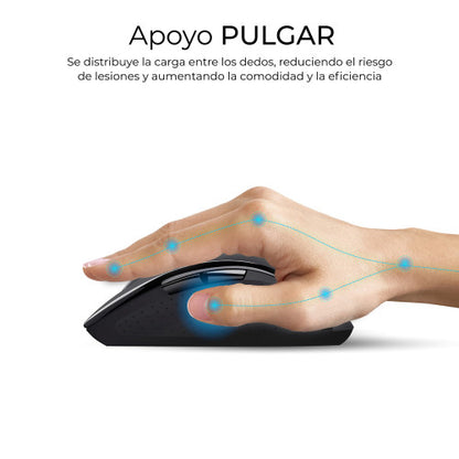 SUBBLIM SUBKBC-DCOPW2 teclado Ratón incluido Hogar / Oficina RF Wireless + Bluetooth QWERTY Español Negro_8