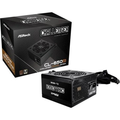 FUENTE ALIMENTACION ASROCK CL-650B,PSU,650W,80 PLUS BRONZE,120MM,ACTIVE PFC,PCI-E (6+2 pin)x4,SATA (5 pin)x4_1