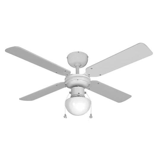 Ventoinha de teto modelo caribe. cor branco. potÃªncia: 50 w lÃ¢minas: Ã¸102cm edm_0