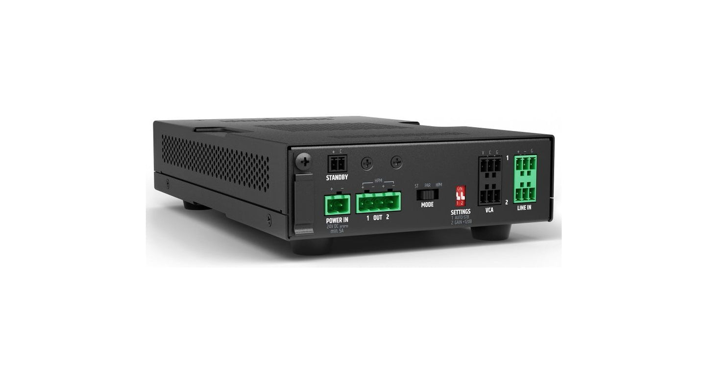 LD SYSTEMS INTEGRATION SERIE TICA (LDAMP205) 2-CHANNEL MINI INSTALLATION POWER AMPLIFIER 2X50 W 4 OHM WARRANTY 5 YEARS (PU6)_1