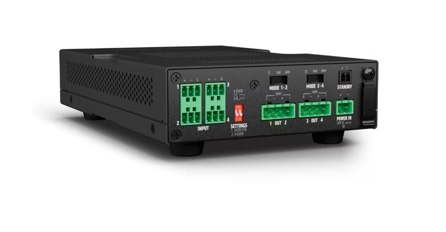 LD SYSTEMS INTEGRATION SERIE TICA (LDAMP405) 4-CHANNEL MINI INSTALLATION POWER AMPLIFIER 4 Ã 50 W 4 OHM WARRANTY 5 YEARS (PU6)_0