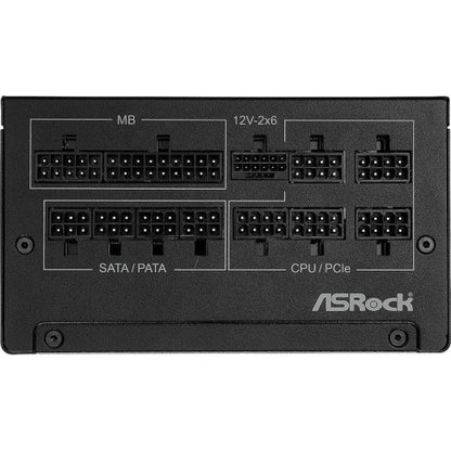 FUENTE ALIMENTACION ASROCK SL-650G,PSU,650W,80 PLUS GOLD,135MM,MODULAR,PCI-E 5.1 (12+4pin)x1,PCI-E (6+2 pin)x3,SATA (5 pin)x9_3