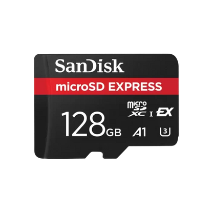 SanDisk Express MicroSD 128GB A1 UHS-I e UHS-II 100MB/s for Switch2_1
