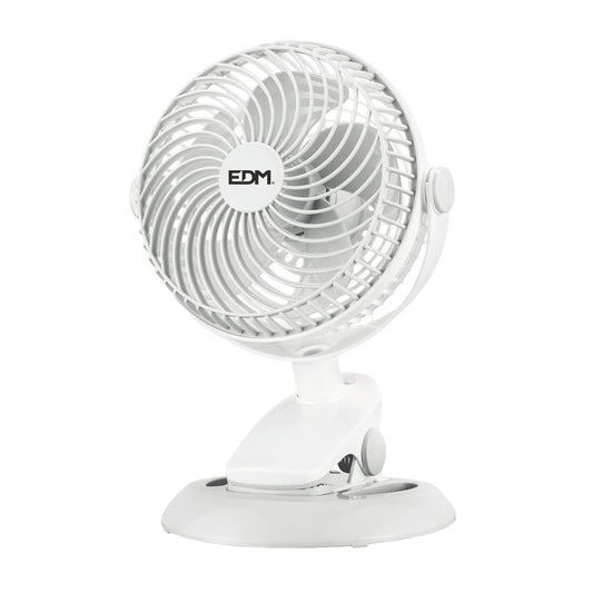 Mini ventilador recarregÃ¡vel com clipe e base, 3 w, Ã¸ 17 x 18 x 28 cm_0