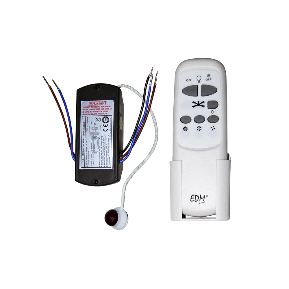 Controle remoto + receptor universal para ventilador de teto_0