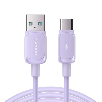 Joyroom Multi-Color Series A14 USB-A / USB-C 3A Cable 1.2m - Purple_1