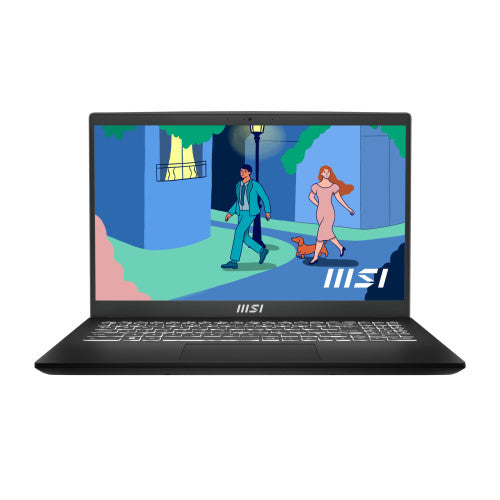 MSI PORTATIL MODERN 15 B7M-461ES. 15.6" FHD (1920*1080), 60HZ IPS. RYZEN 5 7430U. AMD RADEON GRAPHICS.  DDR IV 16GB. 512GB NVME GEN3X4 SSD. NEGRO. W11 HOME_0