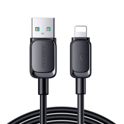 Joyroom Multi-Color Series A14 Lightning /USB-A 2.4A 1.2 m Cable - Black_0