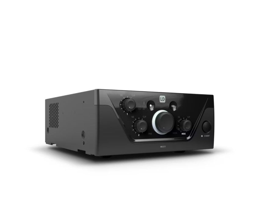 LD SYSTEMS INTEGRATION SERIE PREAMPLIFIER (LDPREST1) 4-CHANNEL STEREO MIXER PREAMPLIFIER WARRANTY 5 YEARS (PU6)_0