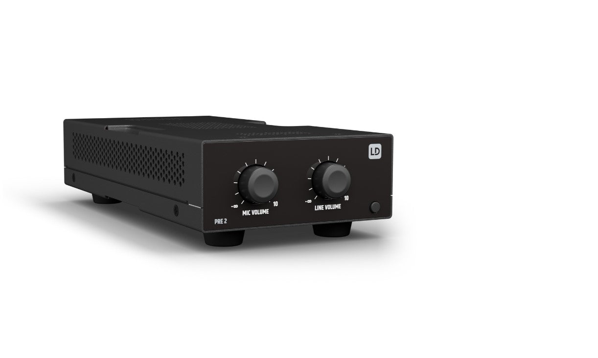 LD SYSTEMS INTEGRATION SERIE TICA (LDPRE2) TWO-CHANNEL MICROPHONE AND LINE MIXER WARRANTY 5 YEARS (PU8)_0
