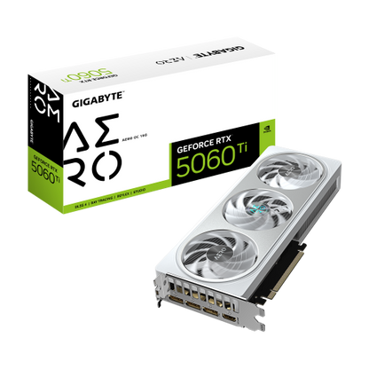Tarjeta Gráfica Gigabyte GeForce RTX 5060 Ti AERO OC/ 16GB GDDR7_0